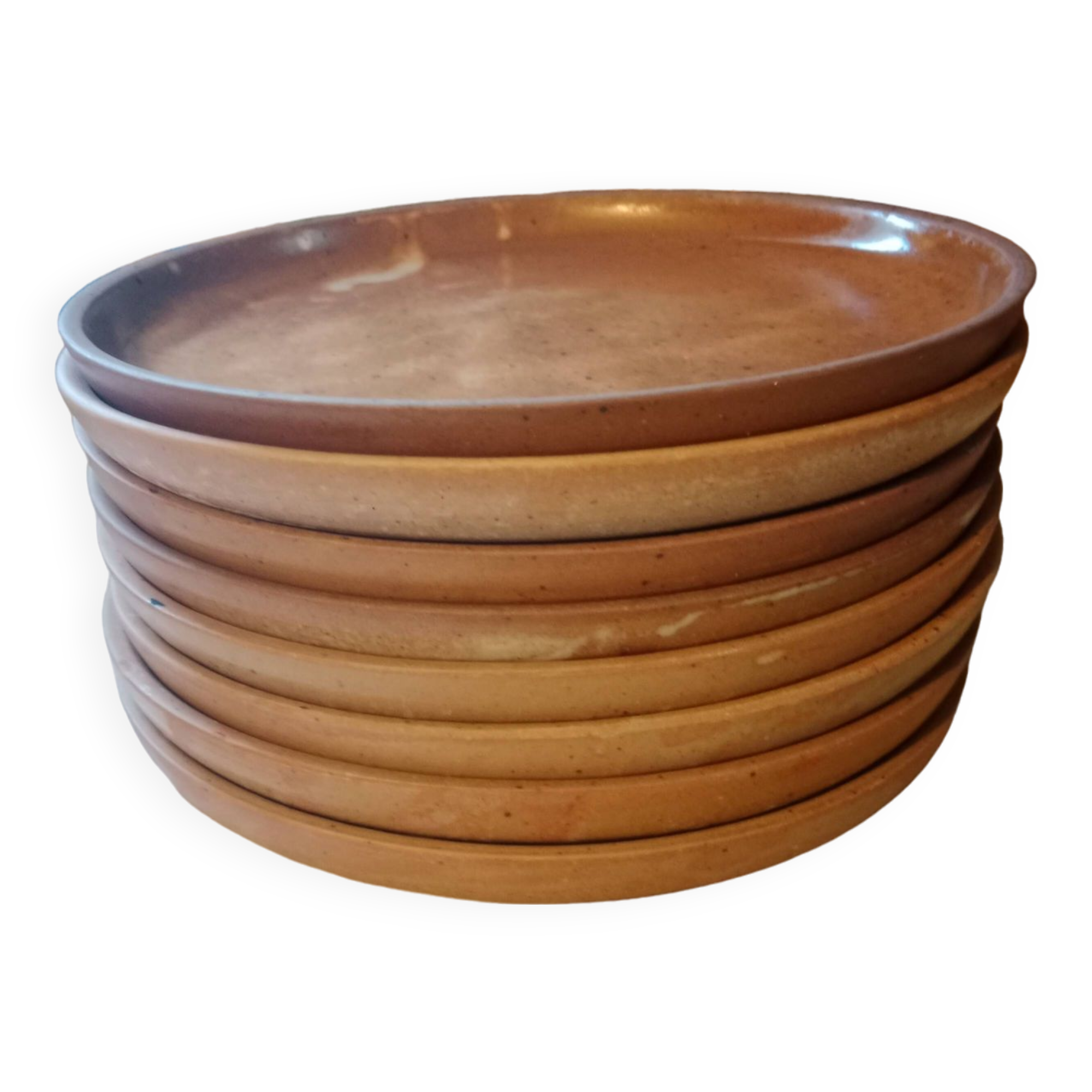 Vintage stoneware plates