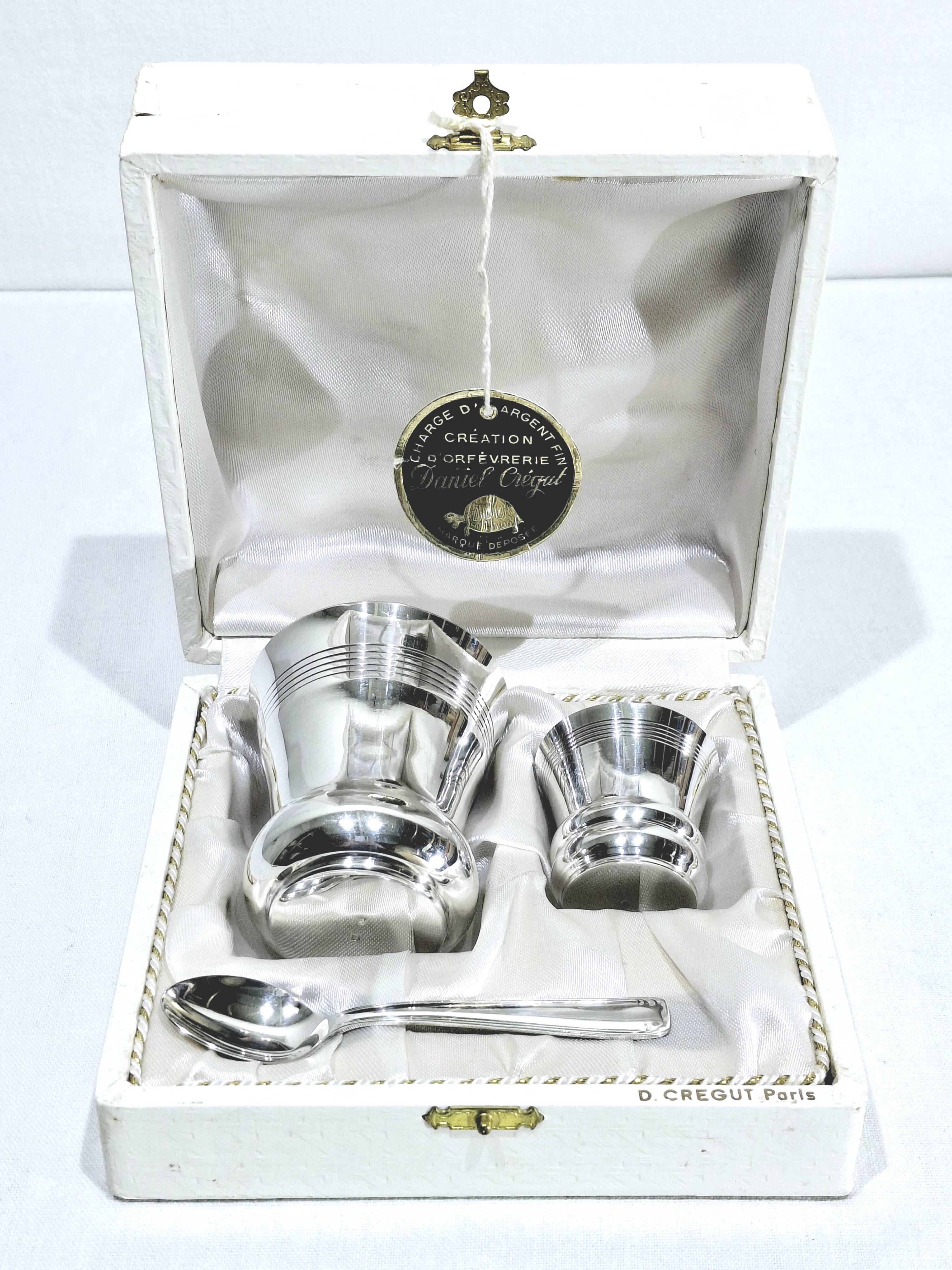 Silver-plated birth box