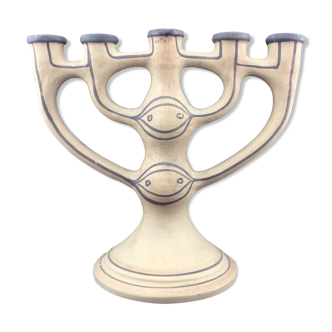Den Permanente Scandinavian ceramic candlestick