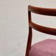 5x chaises de salle à manger en teck par johannes andersen pour uldum, années 1960