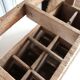 Wooden bottle locker box