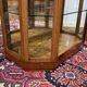 Vitrine Art déco en acajou, palissandre et dessus marbre blanc