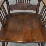 Antique English spindle chair