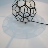 Set of 2 glass table lamps