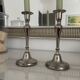 Pair of silver metal wiggles 50s