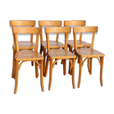 Série de 6 chaises bistrot baumann hêtre clair n°13