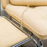 Three-Seater Borkum Sofa and Armchairs by Johan Bertil Häggström for Ikea, 1970s, Set of 2