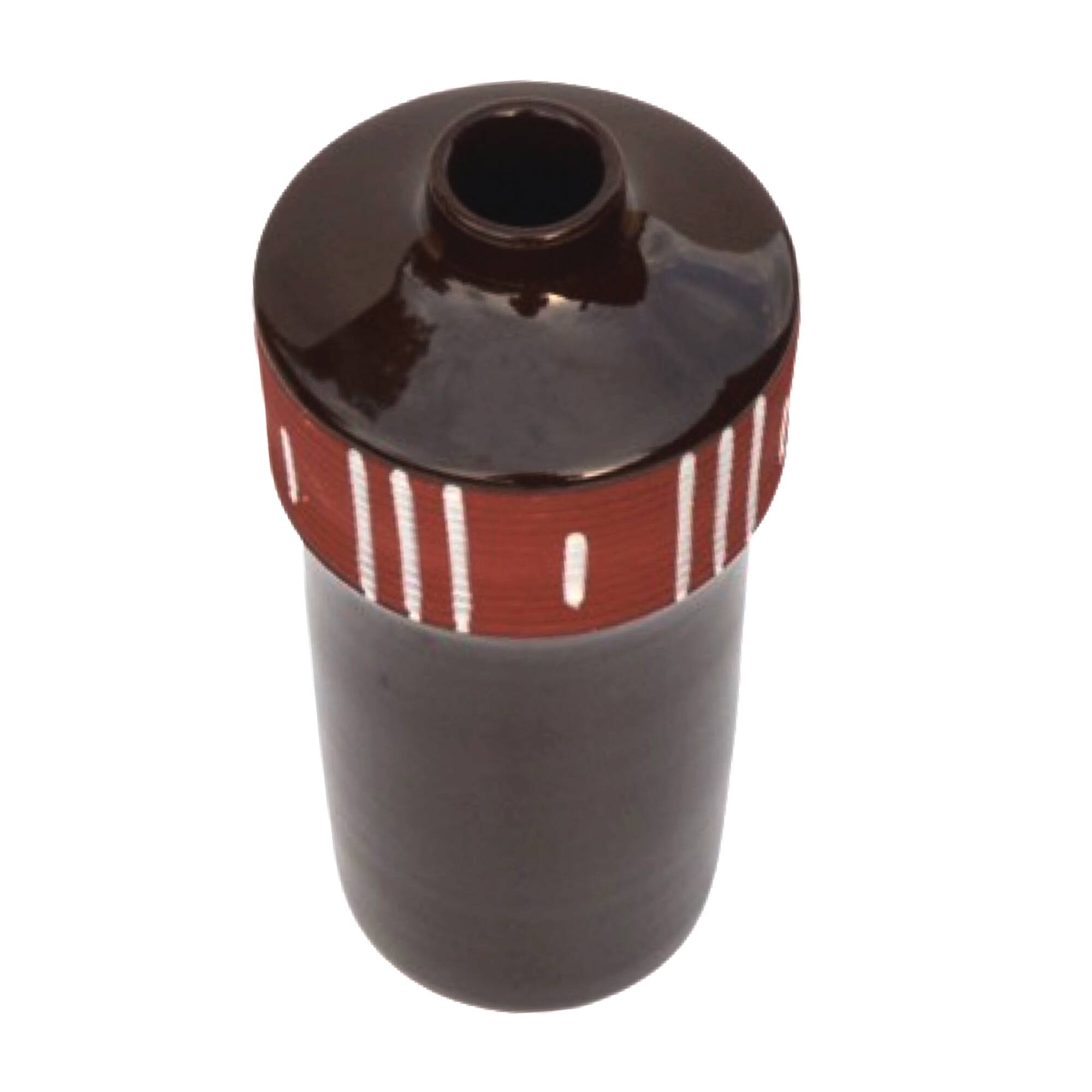 Ceramic vase, Keralit Litomyšl, Czechoslovakia, 1960s.