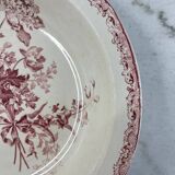 Large ironstone salad bowl Fontanges Sarreguemines