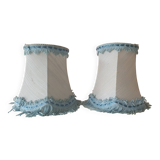 Set of 2 lampshades for wall lights