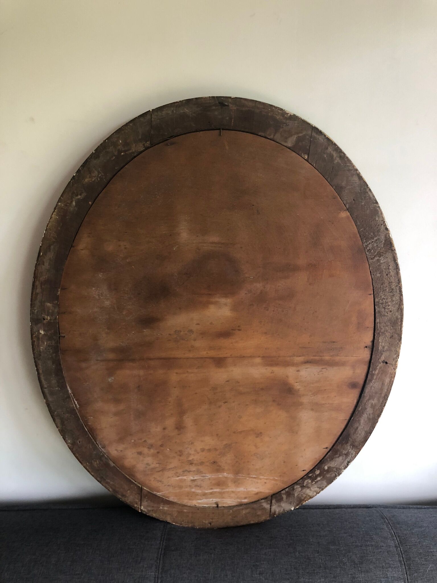 Oil on canvas Glycine branch