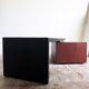 Bureau C.e.o. cube conçu par Lella & Massimo Vignelli pour Poltrona Frau, italie années 1990