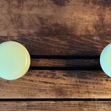 Metal wall coat rack with 4 hooks