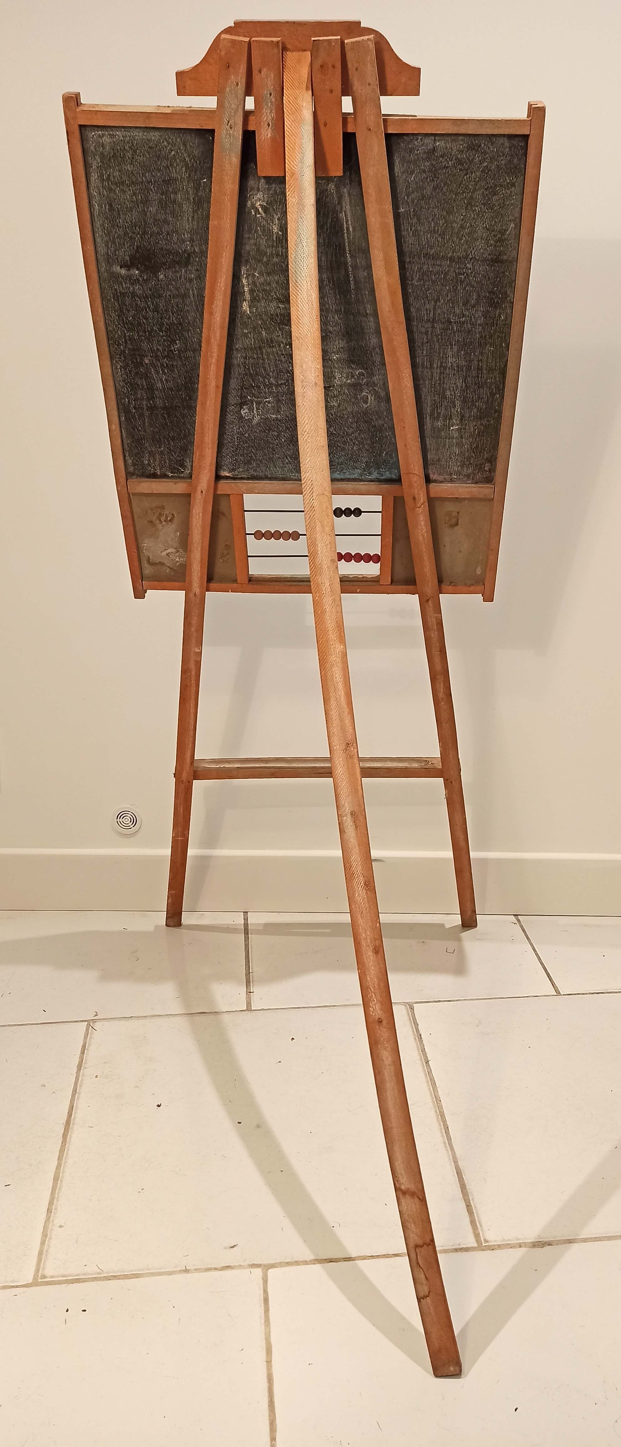 Vintage tripod schoolboy table