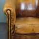 Fauteuil club en cuir de mouton