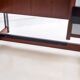 Small wooden desk with metal structure, Italy, 1960s.
