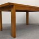 Maison Regain brutalist dining table in solid elm from the 70s/80s