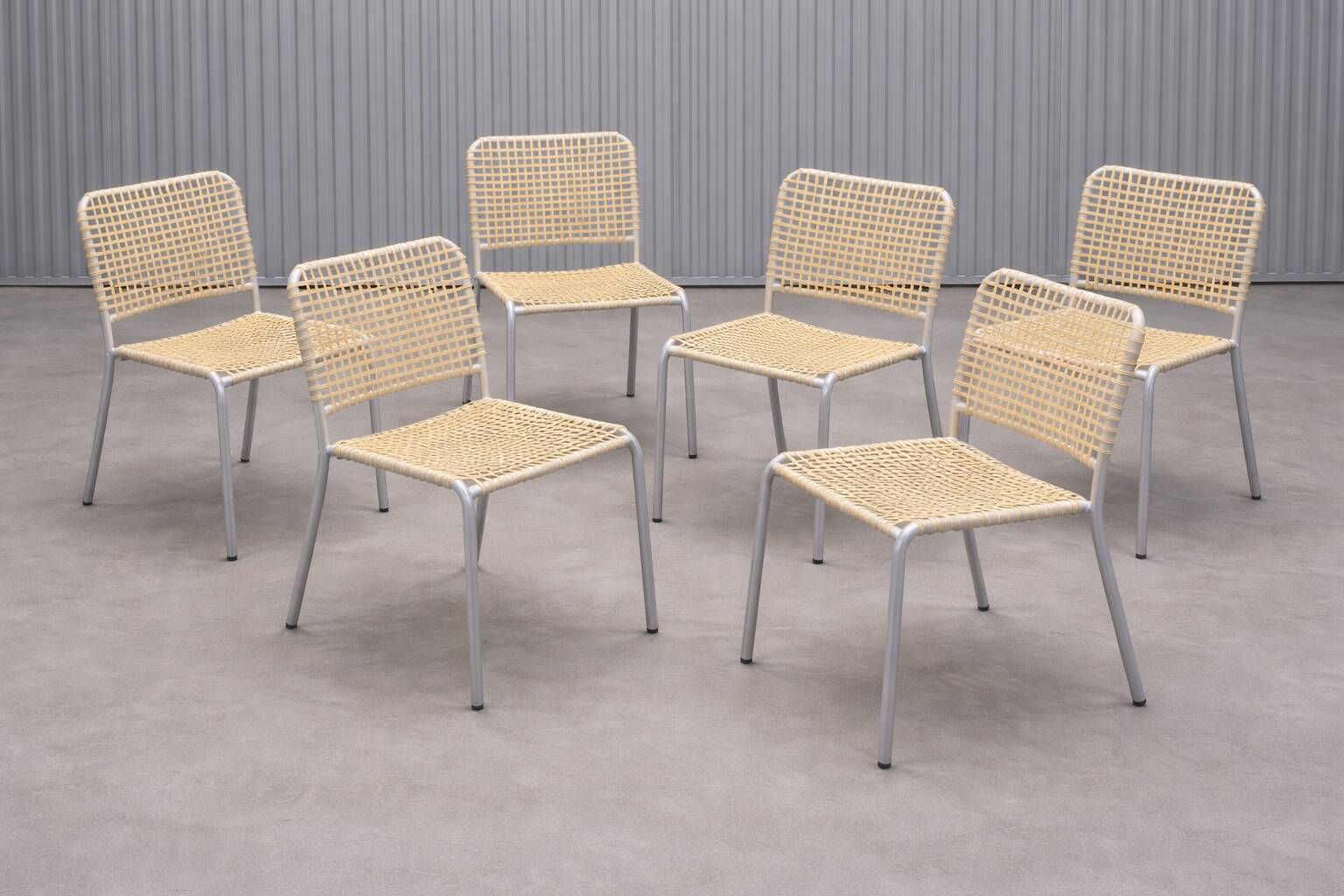 6 designer chairs by Gervasoni - high-end outdoor collection