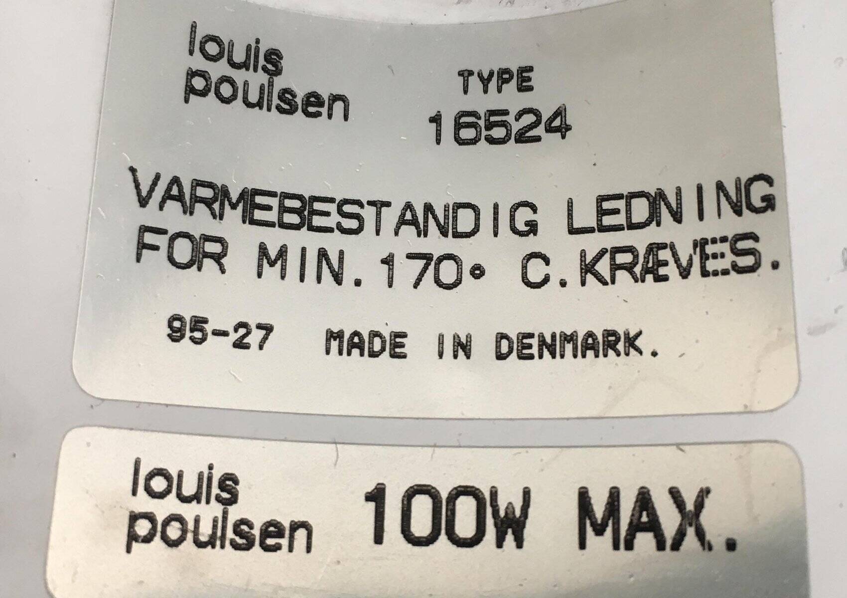 Danish Mid-Century Suspension Lamp by Louis Poulsen