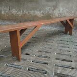Banc brique banc rouge 2 mètres