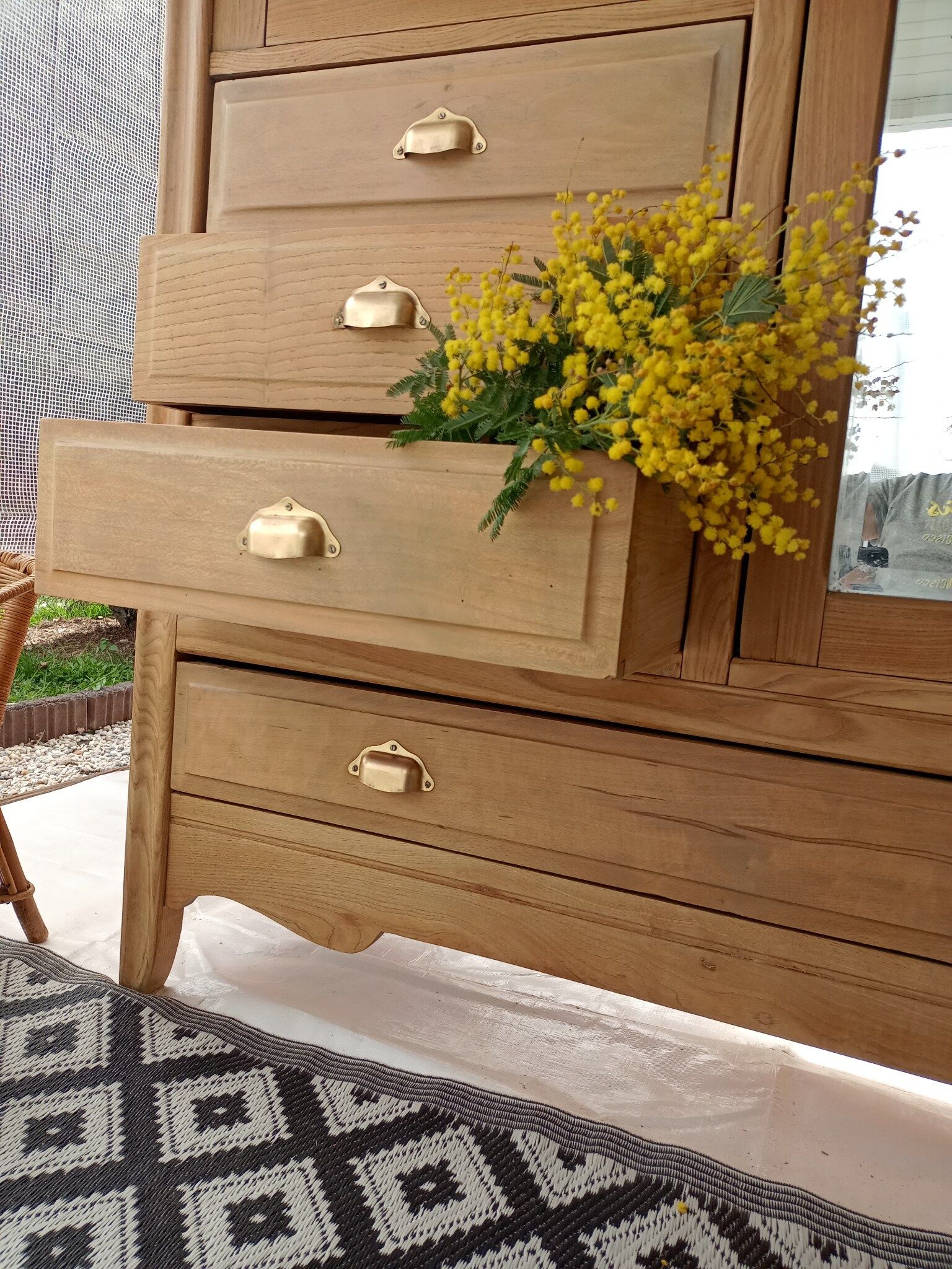 Armoire parisienne "pivoine"