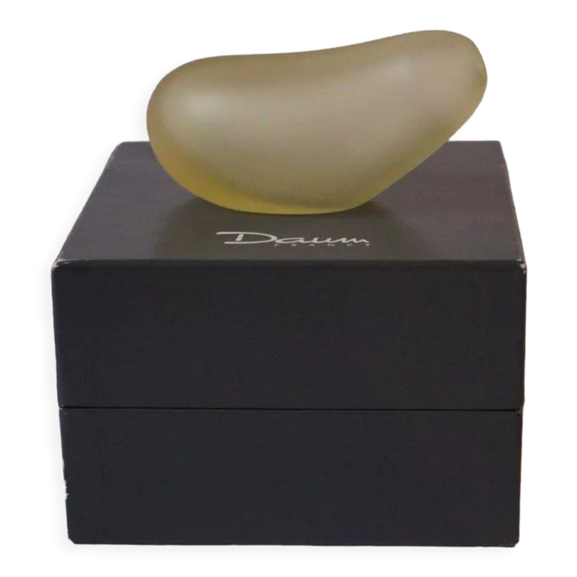 Cocoon vase philippe starck - daum "strangeness" yellow