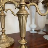 Old brass candlestick