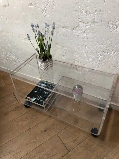 Plexiglas coffee table