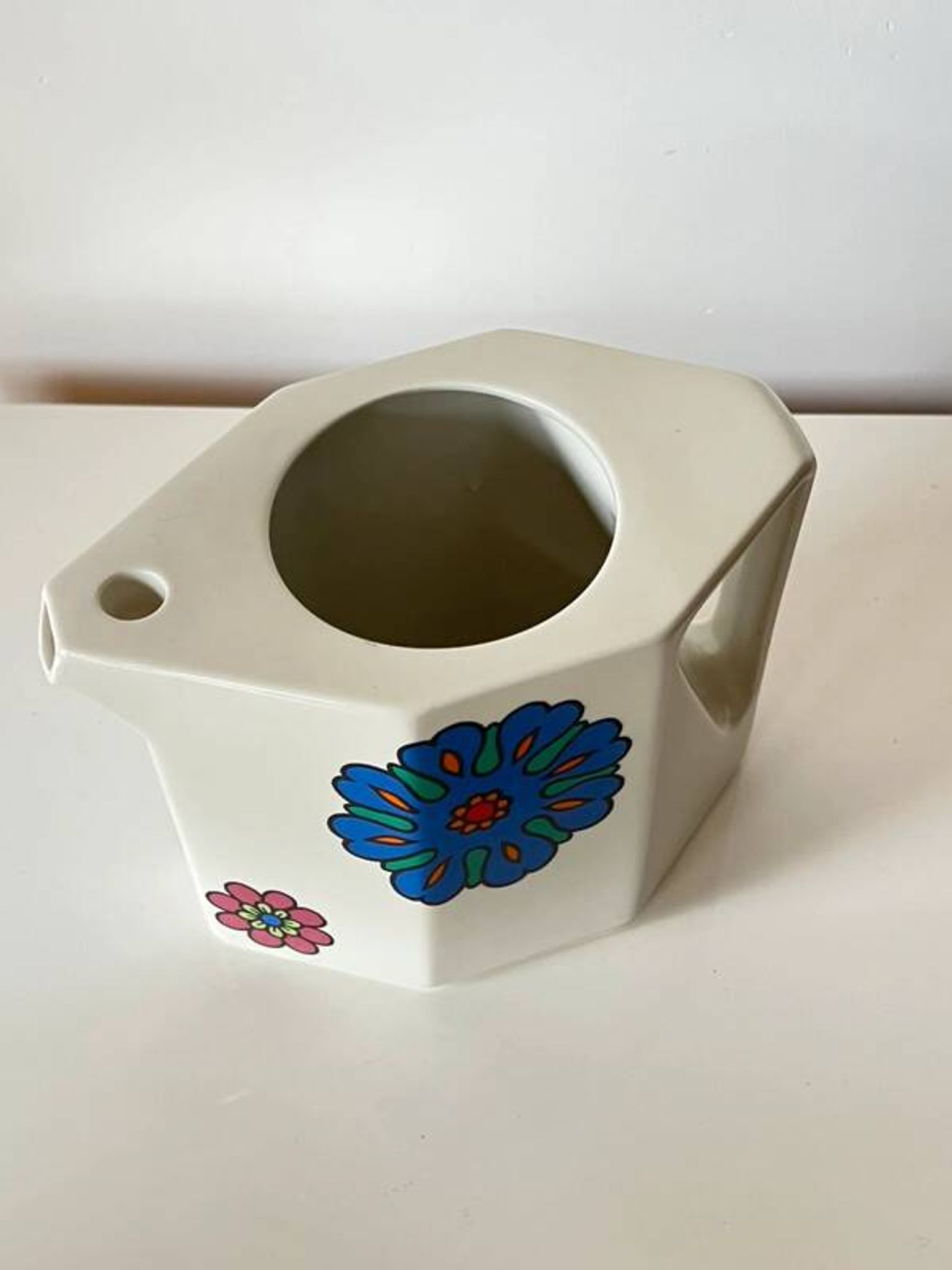 Vintage Villeroy & Boch Acapulco style pitcher/carafe – floral porcelain