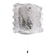 Large wall lamp Peil & Putzler ice glass, 1960 Germany