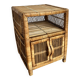 Rattan bedside cabinet