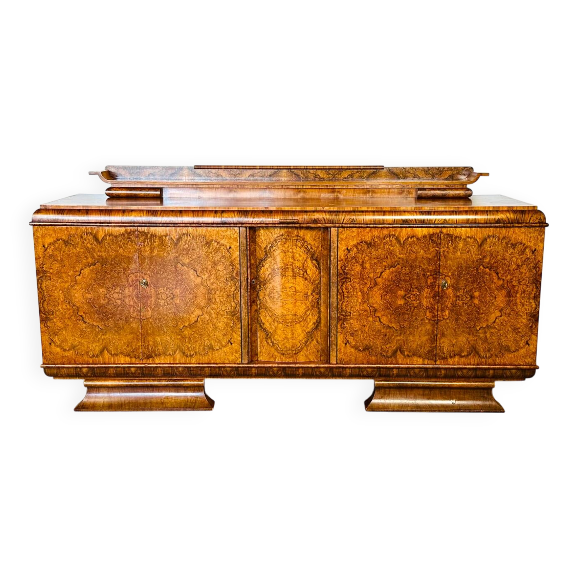 Buffet art déco en noyer 1930