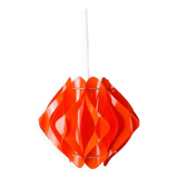 Red Acrylic Mid Century Modern Lamp
