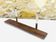 Vintage wall shelf, hanging, metal and wood