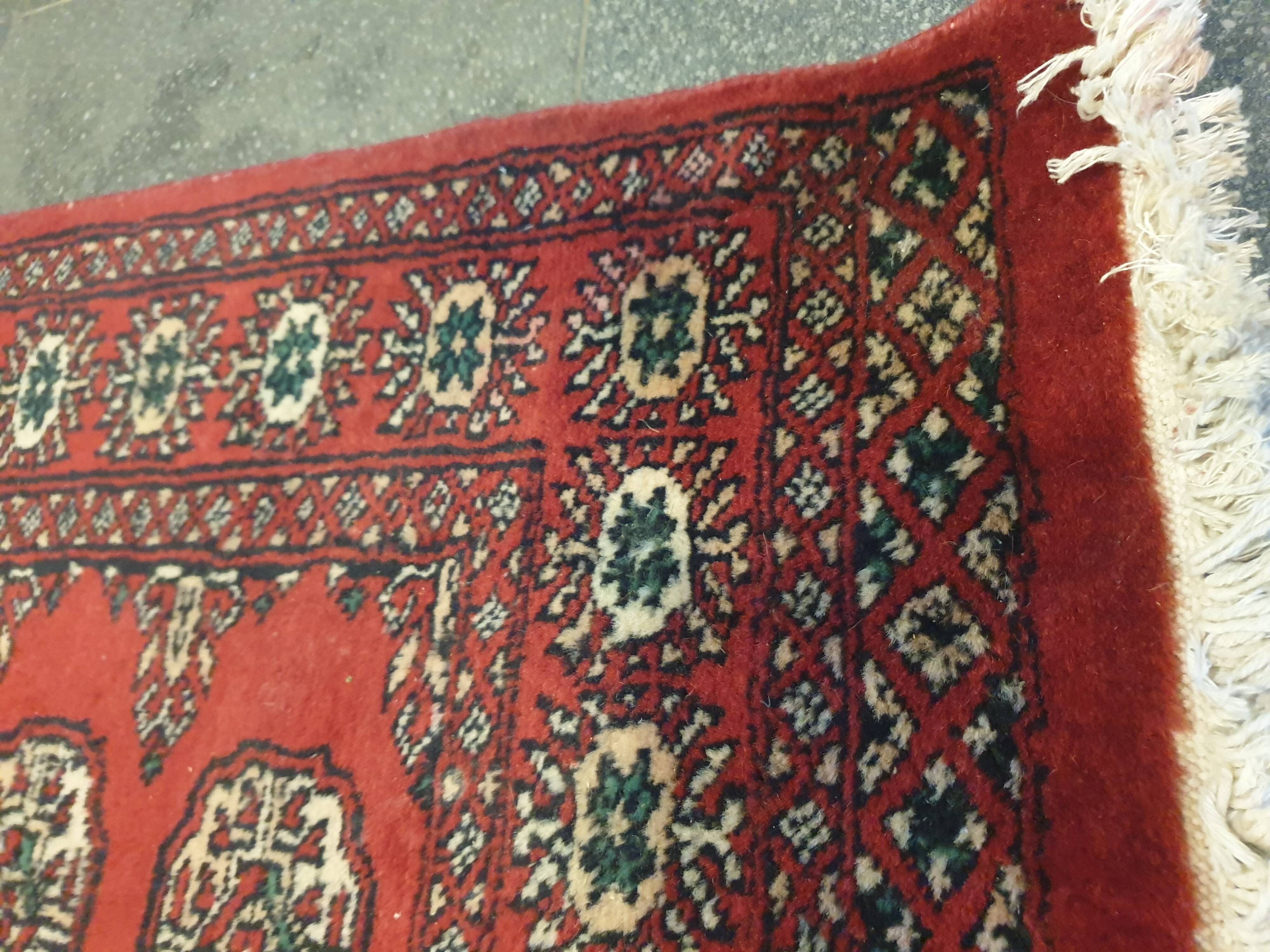 Handmade wool carpet, 162x94 cm