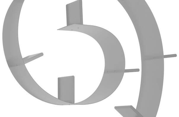 Kartell Aluminum Bookwarm Shelf