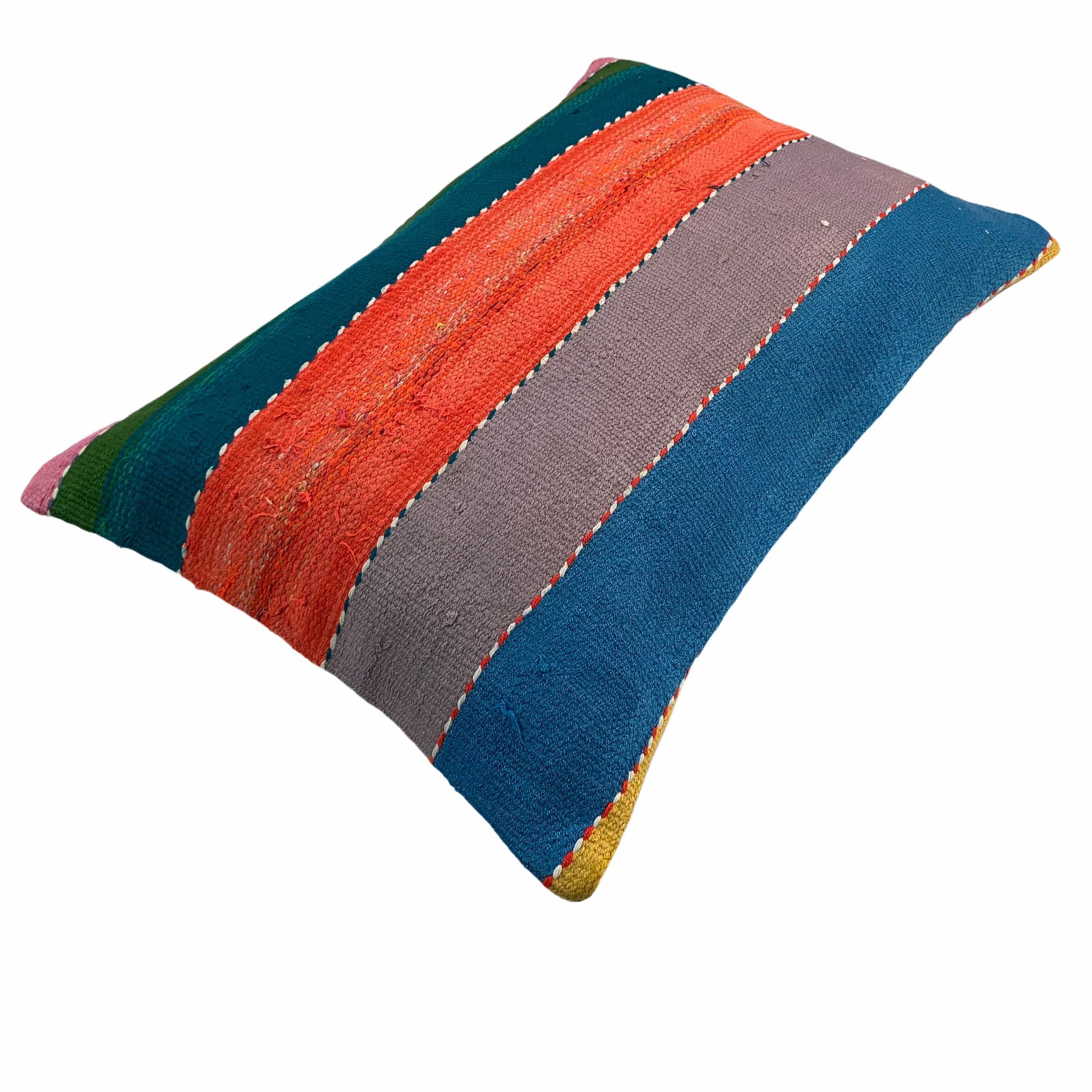 Vintage turkish handmade kilim cushion cover 40x60 cm