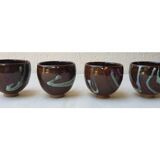 Handmade ceramic pitcher and cups