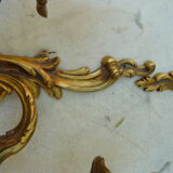 Two pairs of bronze wall light