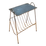 Coffee table door vintage magazines