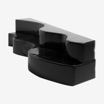 Black 'Superonda' Sofa by Archizoom Associati for Poltronova, Italy - 1967