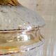 Scandinavian style glass pendant light - 60s/70s