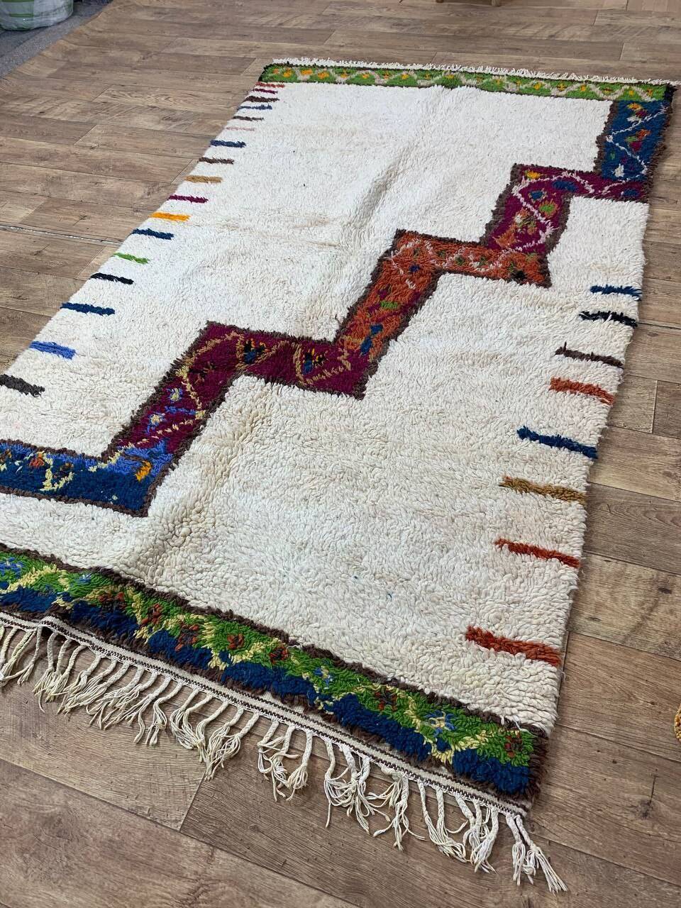 Handmade Moroccan Berber rug 258 X 150 CM