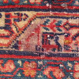 Long handmade wool persian runner traditional oriental rug- 105x320cm
