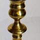Old solid brass candle holder
