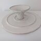 Barbotine footed tray