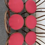 Set de 6 chaises de restaurant