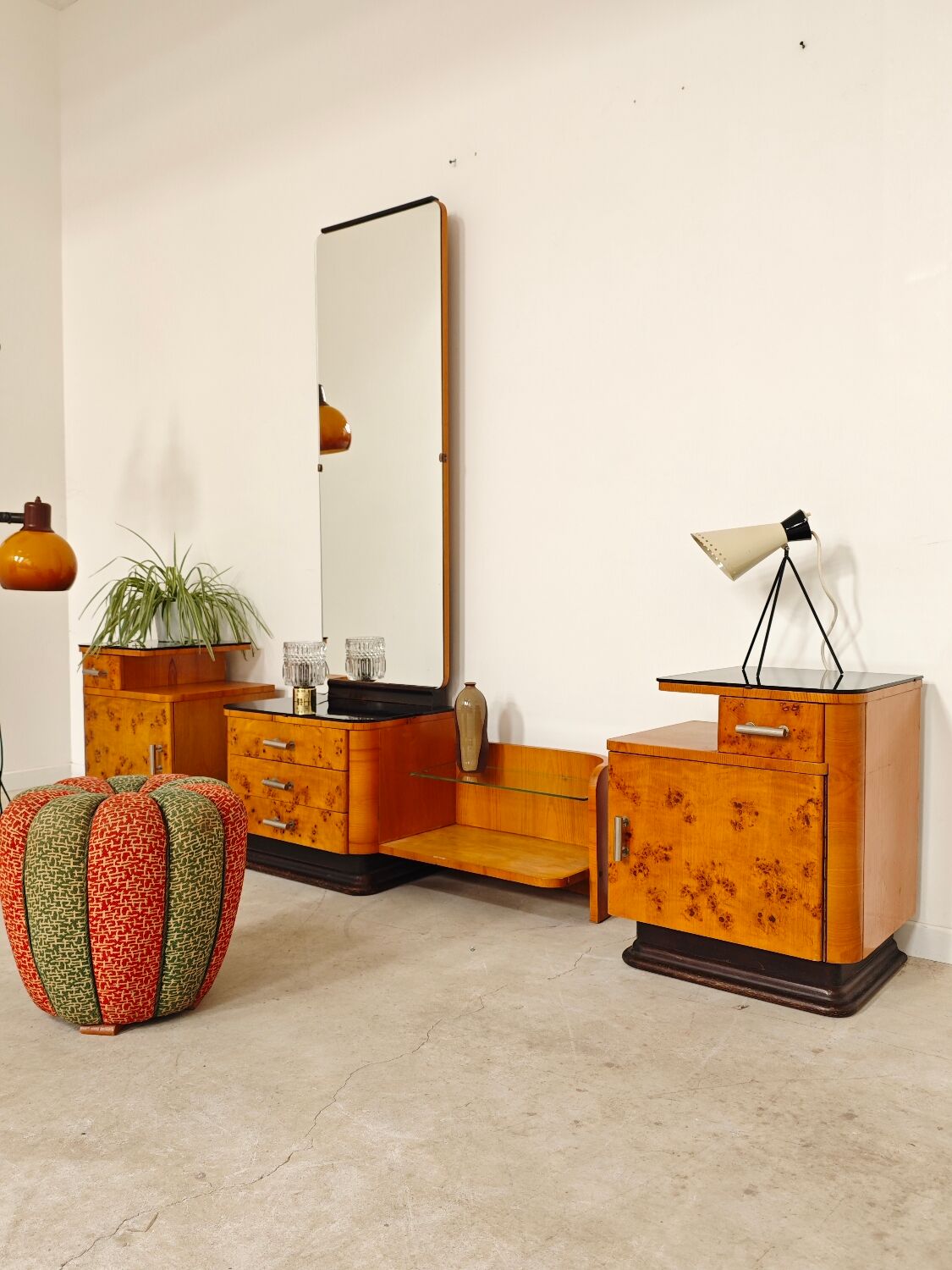 Art Deco hairdresser by Jindrich Halabala for Up Zavody 1950