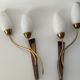 Pair wall lamp hollywood regency style