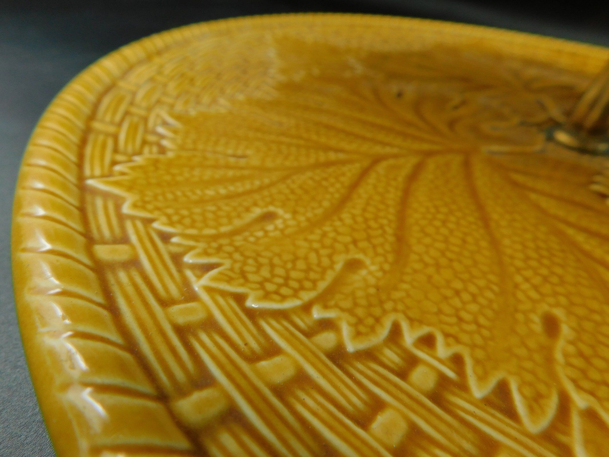 Gien ceramic servant with autumn decoration - 2 floors